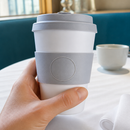 12oz Reusable Coffee Cup Travel Mug Eco-Friendly Design