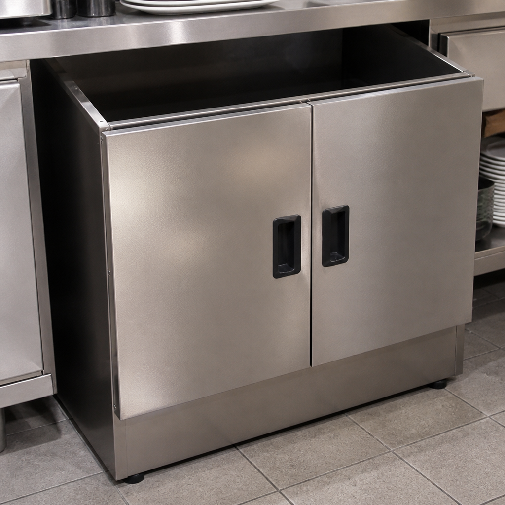 Large Capacity Heated Open Top Pedestal Cupboard for Catering