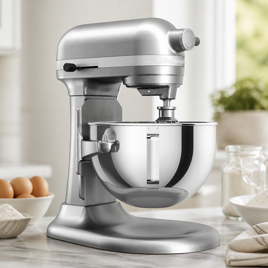 5.2L Commercial Countertop Stand Mixer in Contour Silver