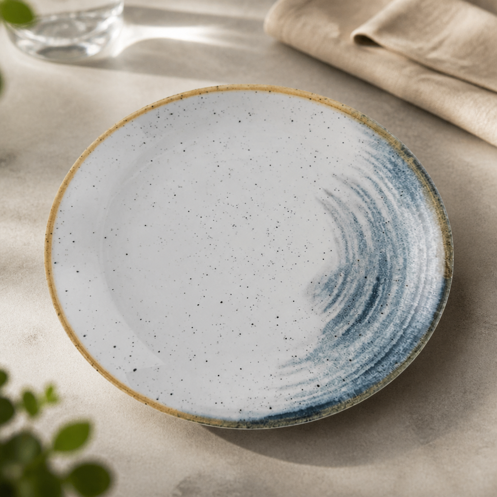 Commercial Accents Coupe Plate 219mm Blueberry 12 Pack