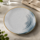 Commercial Stonecast Accents Coupe Plate 219mm Blueberry 12 Pack