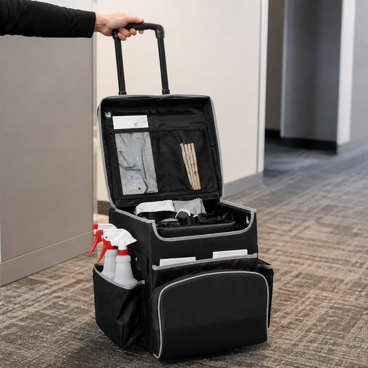 Commercial Housekeeping Quick Cart Small Transport Trolley