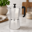 Nine Cup Commercial Espresso Maker Cafetière for Traditional Hobs