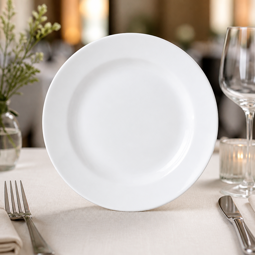 Commercial Harmony Plates 252mm - 24 Pack Porcelain