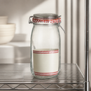 2L Commercial Glass Preserve Jar with Airtight Clip Top
