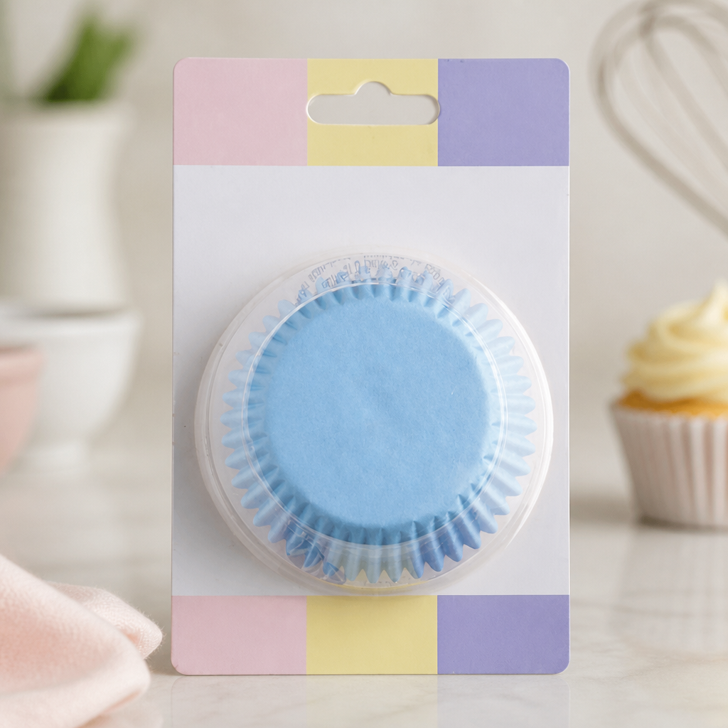 Pastel Cupcake Baking Cases 60 Pack for Commercial Use