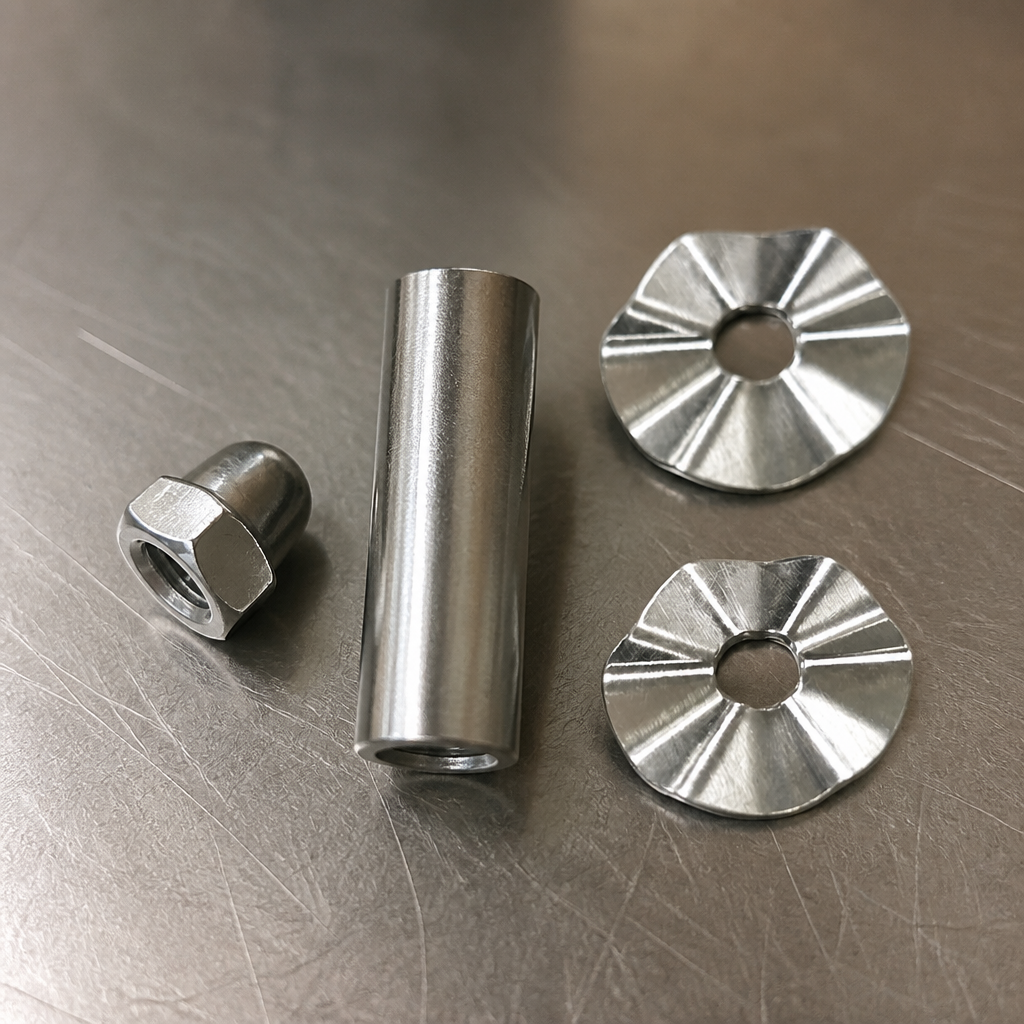 Commercial milkshake mixer agitator assembly in stainless steel