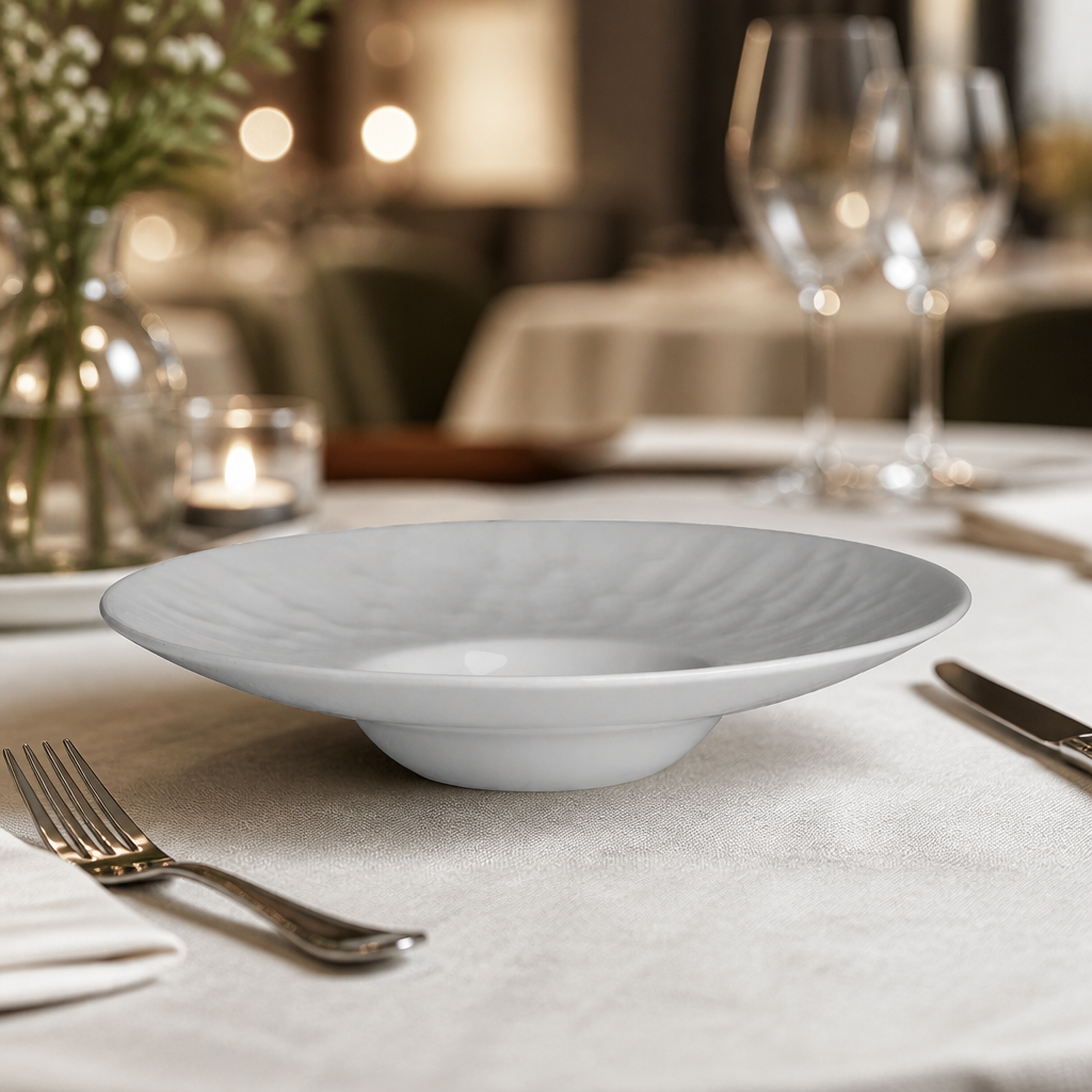 Commercial Porcelain Wing Testing Bowls 210mm - 24 Pack