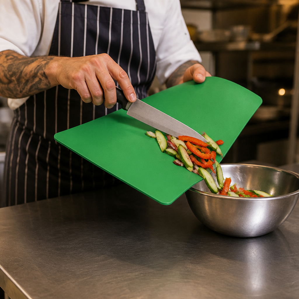 Commercial Colour-Coded Chopping Mats Set 450x300mm 6-Piece