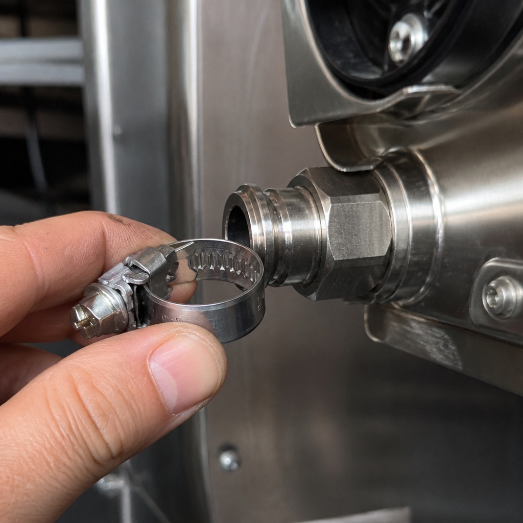 Commercial Endless Belt Clamp for touchscreen combi ovens