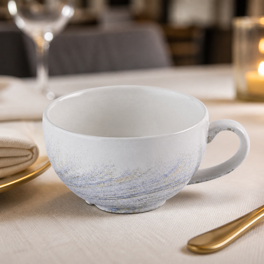 Commercial Cappuccino Cups 103ml - 12 Pack Durable Ceramic