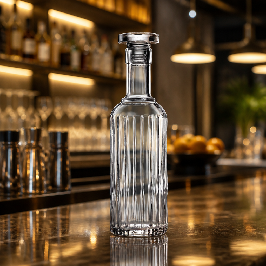Commercial 700ml Glass Decanter with Stopper 6 Pack