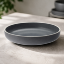 Commercial Vitrified Porcelain Bowls 240mm Charcoal 6 Pack