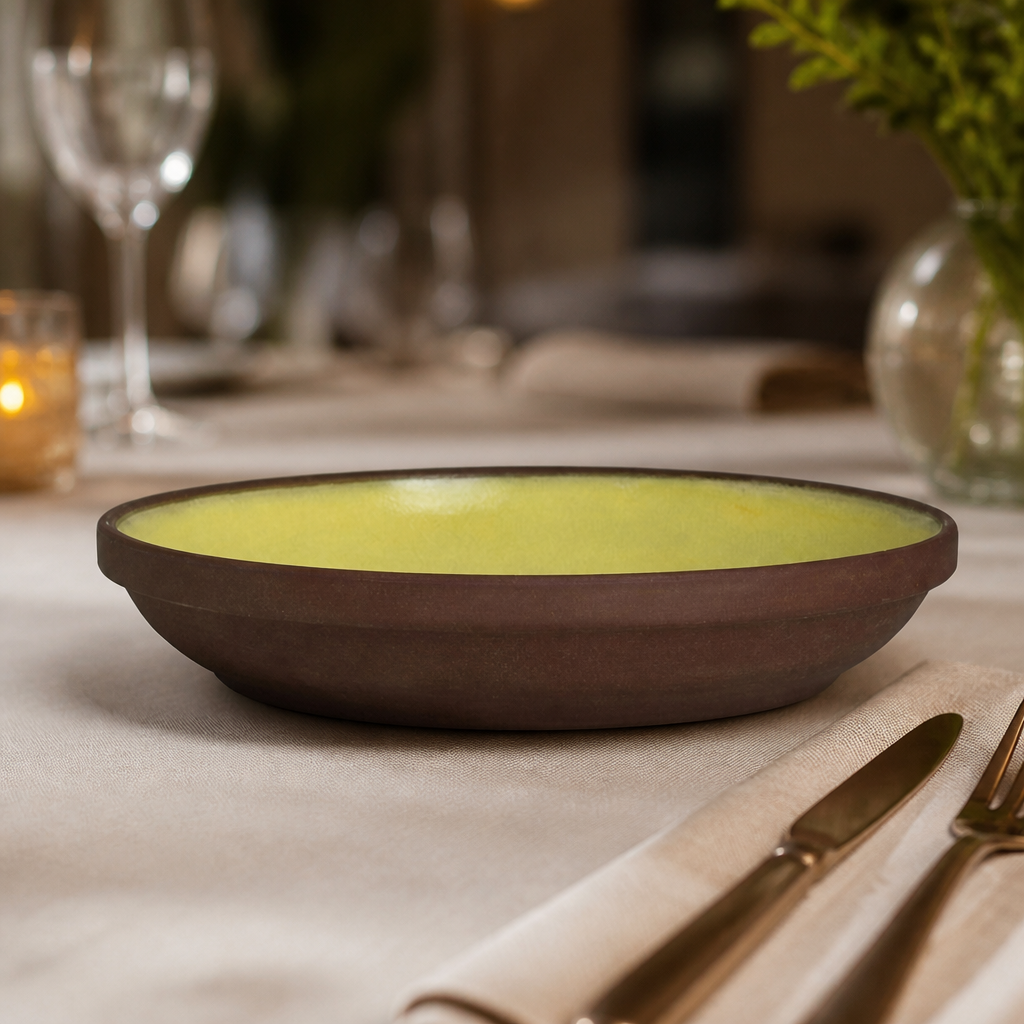 Commercial Spice Deep Plates 160mm - 12 Pack Vitrified Stoneware