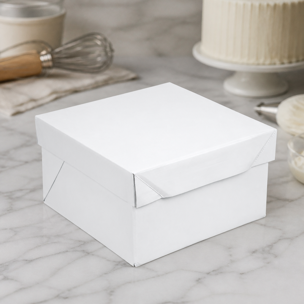 10-Inch Commercial Cake Box Disposable Cardboard Party Supplies