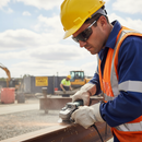 Premium Safety Glasses with Anti-Scratch and Anti-Mist Polycarbonate Lens, Integrated Side Shields and Flexible Temples