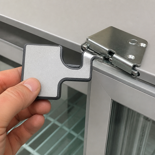 Commercial Countertop Display Freezer Top Hinge Cover Replacement