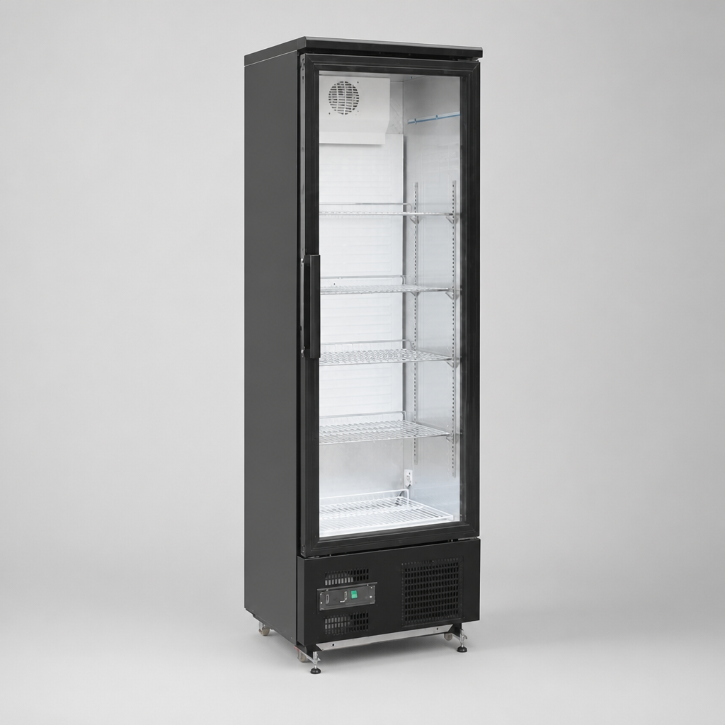 Commercial Full Height Back Bar Cooler 307Ltr Hinged Door