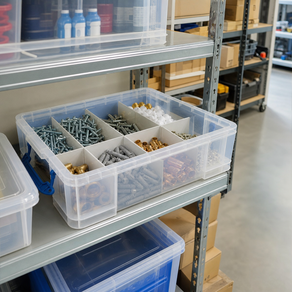 20 Litre Plastic Storage Box Dividers