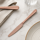Commercial Copper Table Knives 12 Pack Elegant Rustic Cutlery