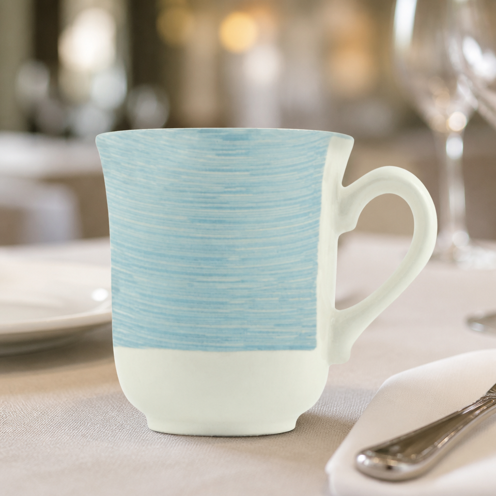 Commercial 285ml Rio Blue Empire Club Mugs - 36 Pack