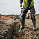 Premium Heavy Duty 16" Newcastle Drainer with Solid Forged Head and All Metal Shaft - 28" Length for Robust Digging Tasks