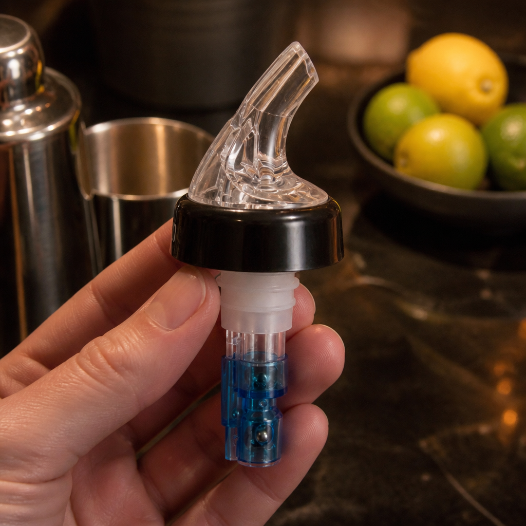 25ml Commercial Spirit Pourer in easy clean plastic design