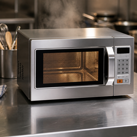 Commercial Programmable Microwave 26Ltr 1100W Stainless Steel