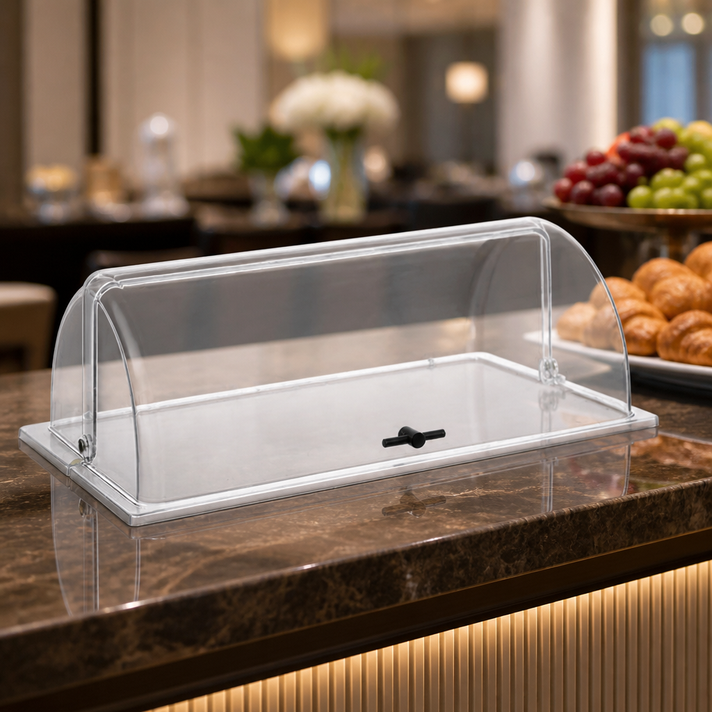 Commercial Rolltop Cover for GN 1/1 Platters 530x325mm