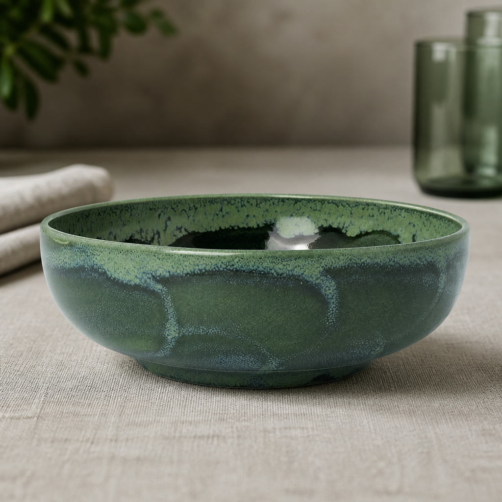 Commercial Ramen Bowls 175mm Burnt Emerald 12 Pack