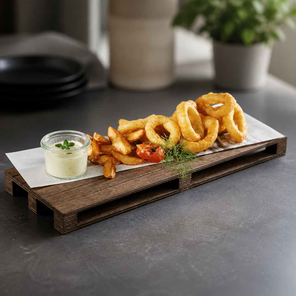 Extra Large Wooden Food Serving Pallet 400mm for Buffets