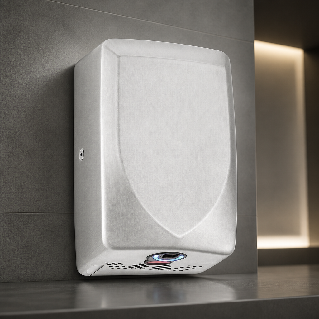 Commercial hand dryer stainless steel vandal-proof design