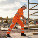 Professional High-Visibility Combat Trousers with Reflective Features and Comfort Fit for Enhanced Safety in Hazardous Environments