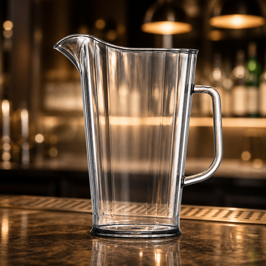 Commercial Polycarbonate Jug 2.3Ltr Durable Pitcher 4 Pack