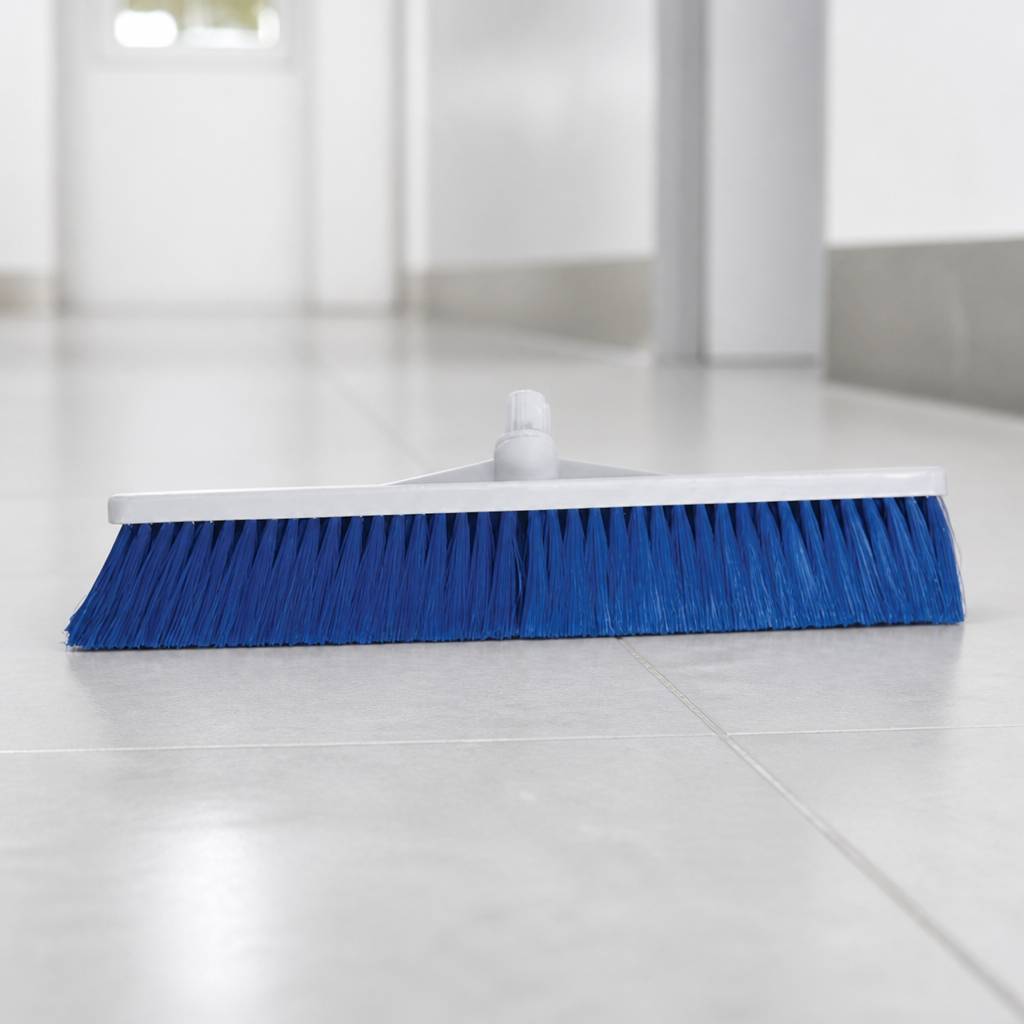 Commercial Hygiene Broom Head Soft Bristle 304.8mm Blue