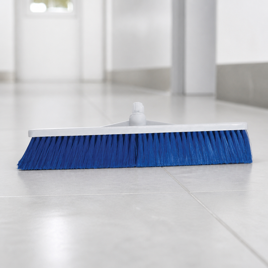 Commercial Hygiene Broom Head Soft Bristle 304.8mm Blue