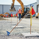 Premium Non-Conductive Fencing Pin 1.3M x 12MM - Insulated Heavy Duty Design for Safe Fencing Solutions