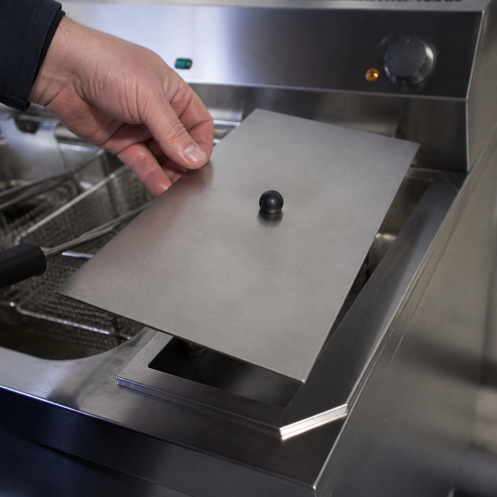 Commercial Gas Fryer Replacement Lid for efficient cooking