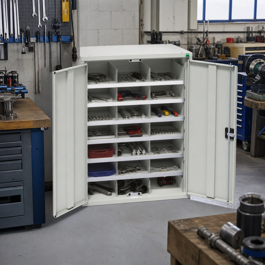 21 Compartment Metal Storage Cupboard 1000x800mm