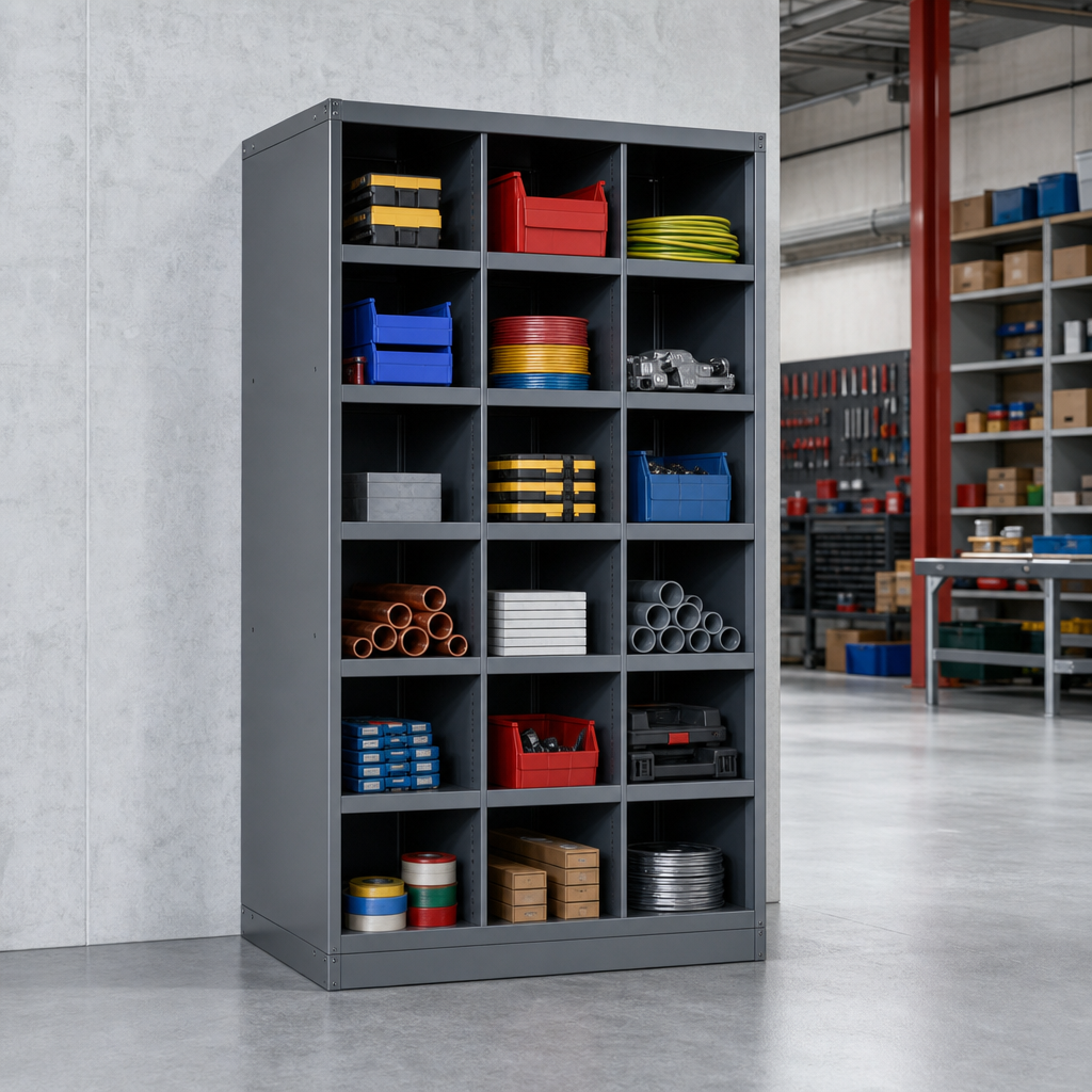21 Compartment Metal Storage Cupboard 1000x800mm