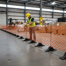 Premium Moulded Plastic Barrier Feet for 4-Gate Systems - Durable and Reliable Support