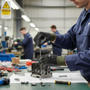 Premium Lightweight PU Palm Coated Safety Gloves for Precision Work - Cut 1 Protection, Available in Sizes 6 to 11