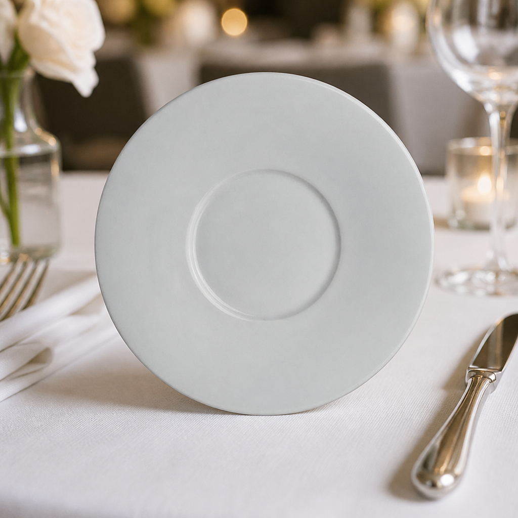 Commercial Porcelain Saucers 155.6mm 24 Pack