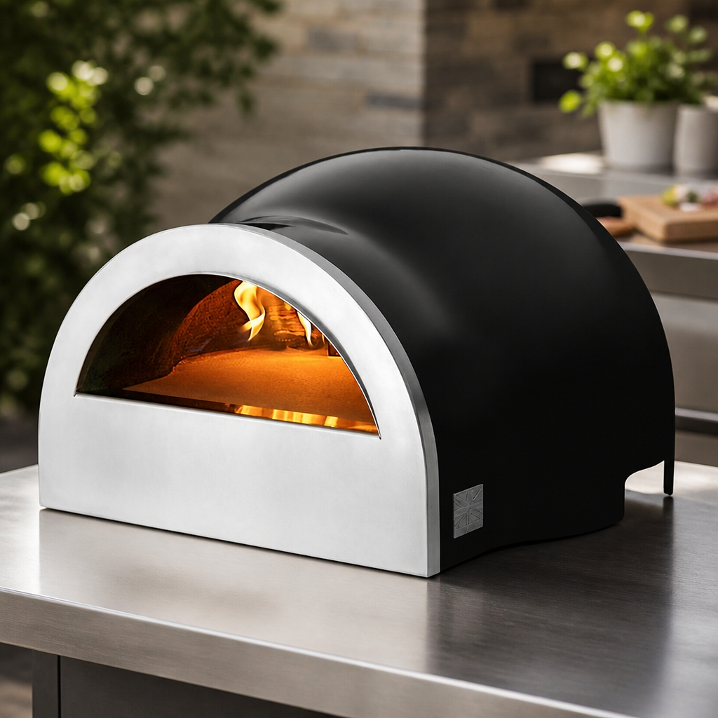 Commercial Wood Fired Pizza Oven Tabletop 320x380 Cooking Area