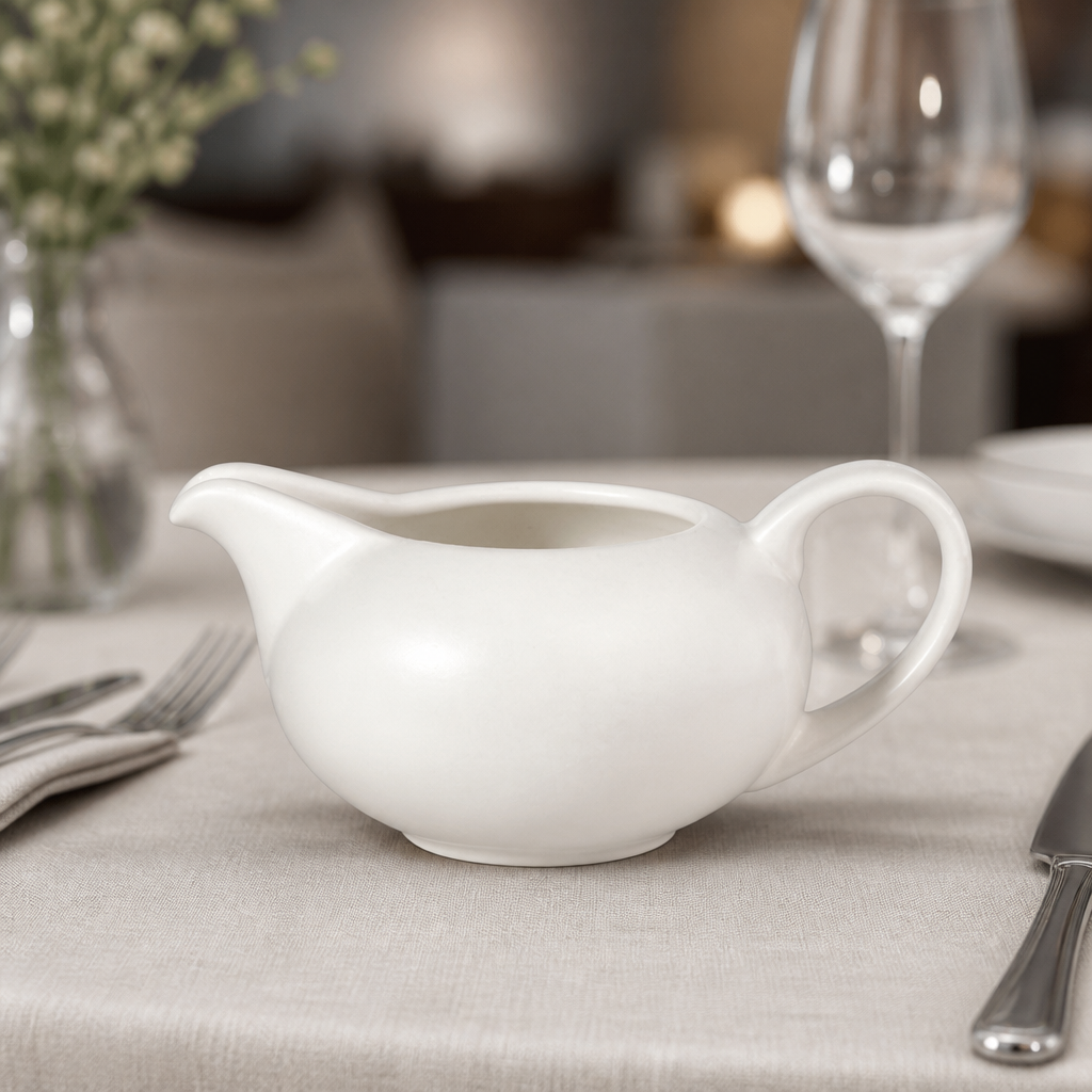 Commercial Porcelain Milk Jug 138ml 5oz - 6 Pack