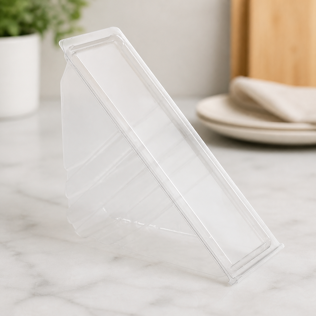 Recyclable Commercial Sandwich Wedge Containers 500 Pack