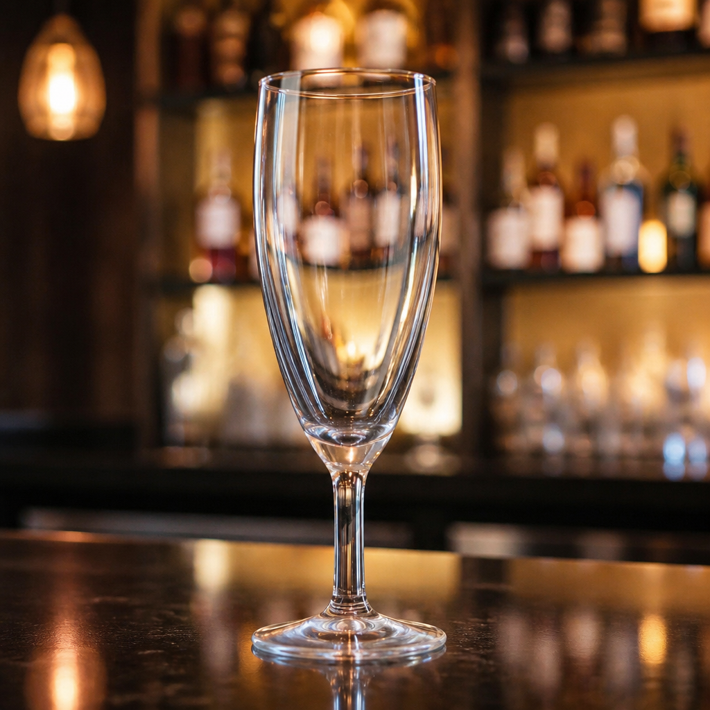 Pack of 48 elegant 170ml commercial champagne flutes