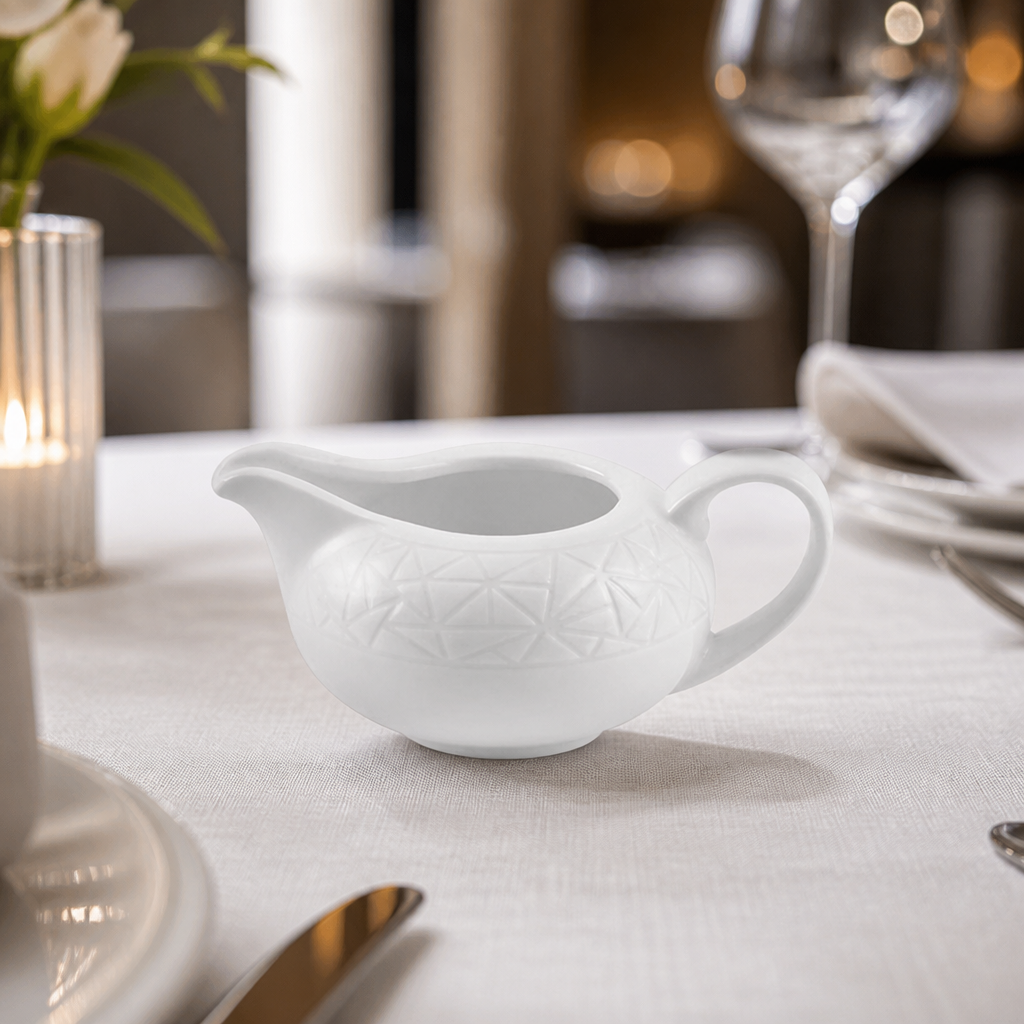 Set of 6 Commercial 5oz Abstract Jugs in Fine China