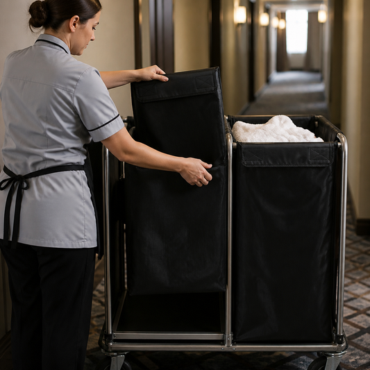 Commercial 150Ltr X-Cart Bag for Housekeeping Trolleys