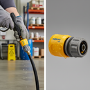 Premium Hose End Snap On Connector for 1/2" - 5/8" Hose - Durable and Reliable Watering Solution